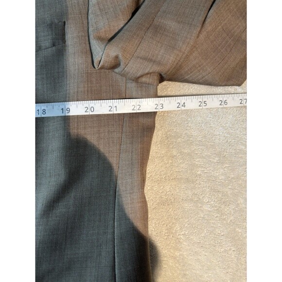 Michael Kors, Macy's Wool Blend mens suit (Pants & Blazer) tan 42 R blazer - Picture 8 of 16